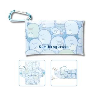 Sumikko Gurashi Tokage Clear Accessories Case with Carabiner 70×115mm