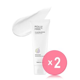 THANK YOU FARMER - Pollufree 5.5 pH-Balancing Cleansing Foam 2pcs Bundle Set 120ml x 2 pcs