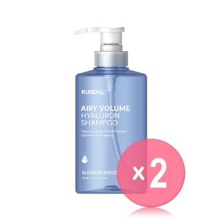 KUNDAL - Airy Volume Hyaluron Shampoo 2pcs Bundle Set 500ml x 2 pcs