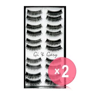 Gi & Gary - Professional Eyelashes Retro-Glam L03 2pcs Bundle Set 10 pairs x 2 pcs