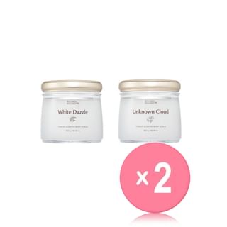 ROUND A’ROUND - Forest Scented Body Scrub - 2 Types 2pcs Bundle Set #02 Unknown Cloud x 2 pcs