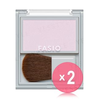 Kose - Fasio UV Face Color Glossy Finish SPF 10 PA+ 02 Transparent Lavender 2pcs Bundle Set 2.5g x 2 pcs