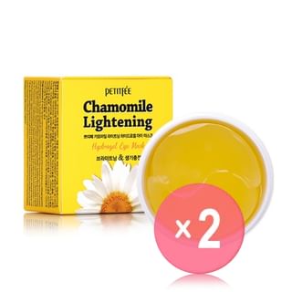 PETITFEE - Chamomile Lightening Hydrogel Eye Mask 60pcs 2pcs Bundle Set 60 pcs x 2 pcs