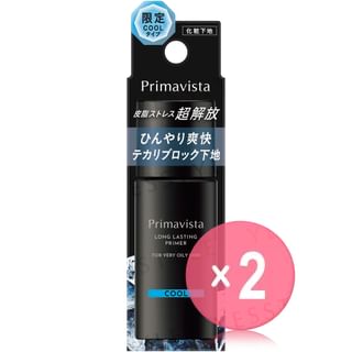 Sofina - Primavista Long Lasting Primer For Very Oily Skin Cool SPF 10 PA++ 2pcs Bundle Set 25ml x 2 pcs