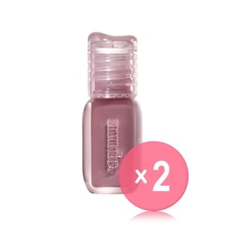 mude - Angel Hug Glaze Mini - 10 Colors 2pcs Bundle Set #104 Mauve Smoke x 2 pcs