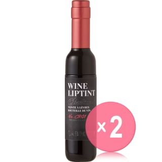 LABIOTTE - Chateau Labiotte Wine Lip Tint - 4 Colors 2pcs Bundle Set #CR01 Rose Coral x 2 pcs