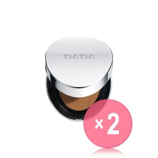 TIRTIR - Tinted Skin Glow Cushion - 30 Colors 2pcs Bundle Set #39W Caramel x 2 pcs