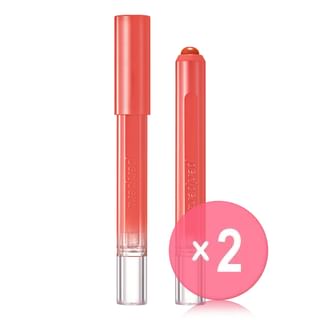 peripera - Slip On My Lip - 10 Colors 2pcs Bundle Set S01 If You Mine x 2 pcs