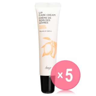 THE FACE SHOP - fmgt Lip Care Cream - 2 Types 5pcs Bundle Set Mango x 5 pcs