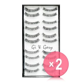 Gi & Gary - Professional Eyelashes Honey Sweet I03 2pcs Bundle Set 10 pairs x 2 pcs