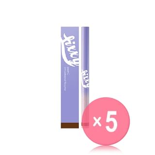 Peach C - Slim Waterproof Fixxy Liner - 3 Colors 5pcs Bundle Set #02 Deep Brown x 5 pcs